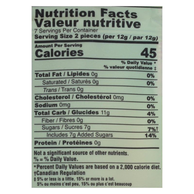 Ginger People - Gin Gins Chewy Ginger Candy - Original - Case Of 12 - 3 Oz. - Orca Market