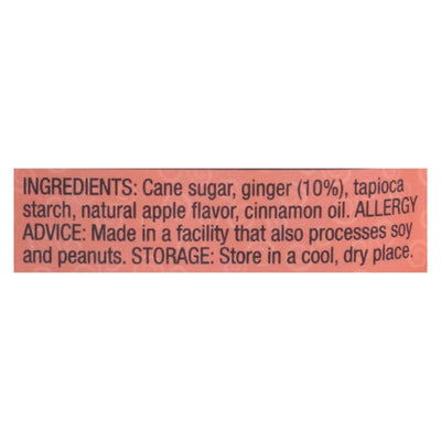Ginger People Chewy Ginger Candy - Spicy Apple - Case Of 12 - 3 Oz. - Orca Market