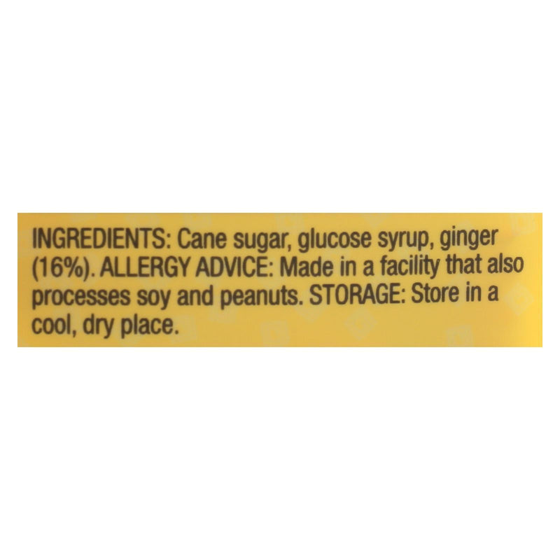 Ginger People - Gin Gins Hard Ginger Candy - Double Strength - Case Of 12 - 3 Oz. - Orca Market