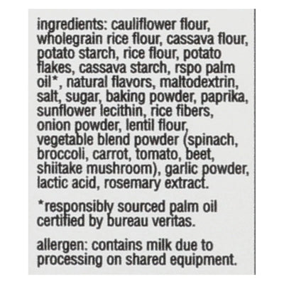 From The Ground Up - Cauliflower Crackers - Cheddar - Case Of 6 - 4 Ounce.
