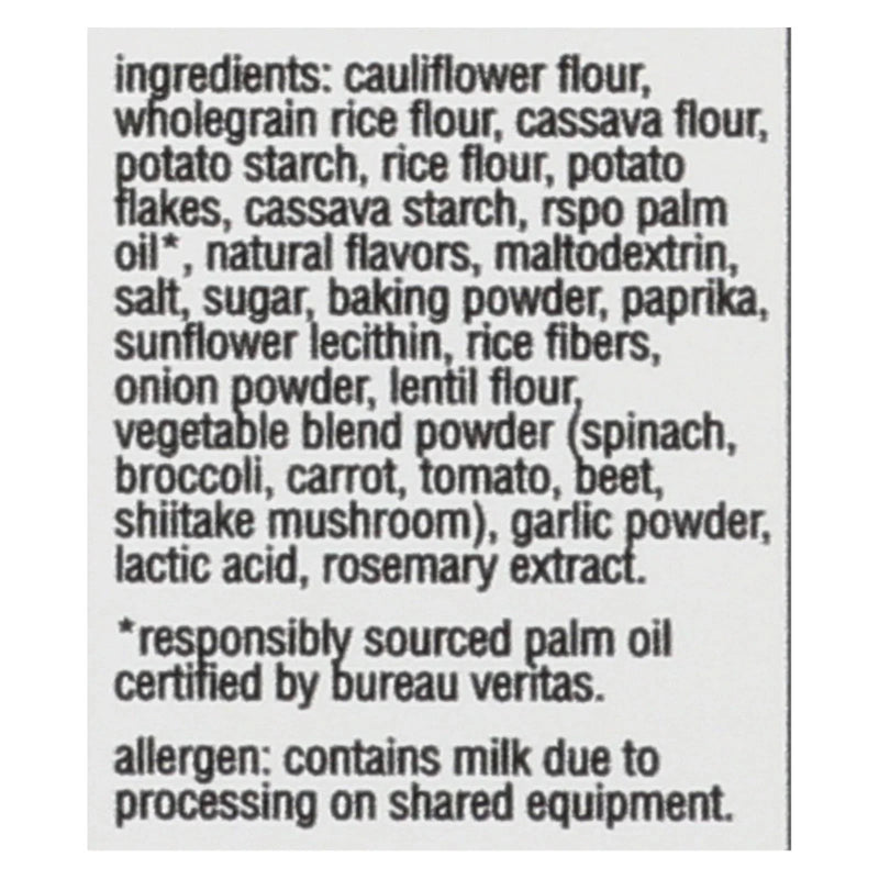 From The Ground Up - Cauliflower Crackers - Cheddar - Case Of 6 - 4 Ounce.