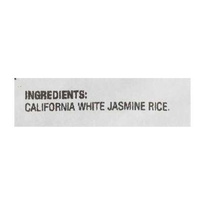 Lundberg Family Farms Ecofarmed Rice Jasmine White - Single Bulk Item - 25lb - Orca Market