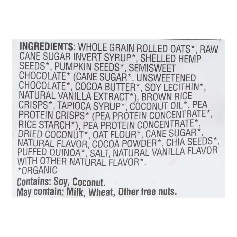 Manitoba Harvest - Granola Hemp Dark Chocolate - Case Of 6 - 10 Ounce