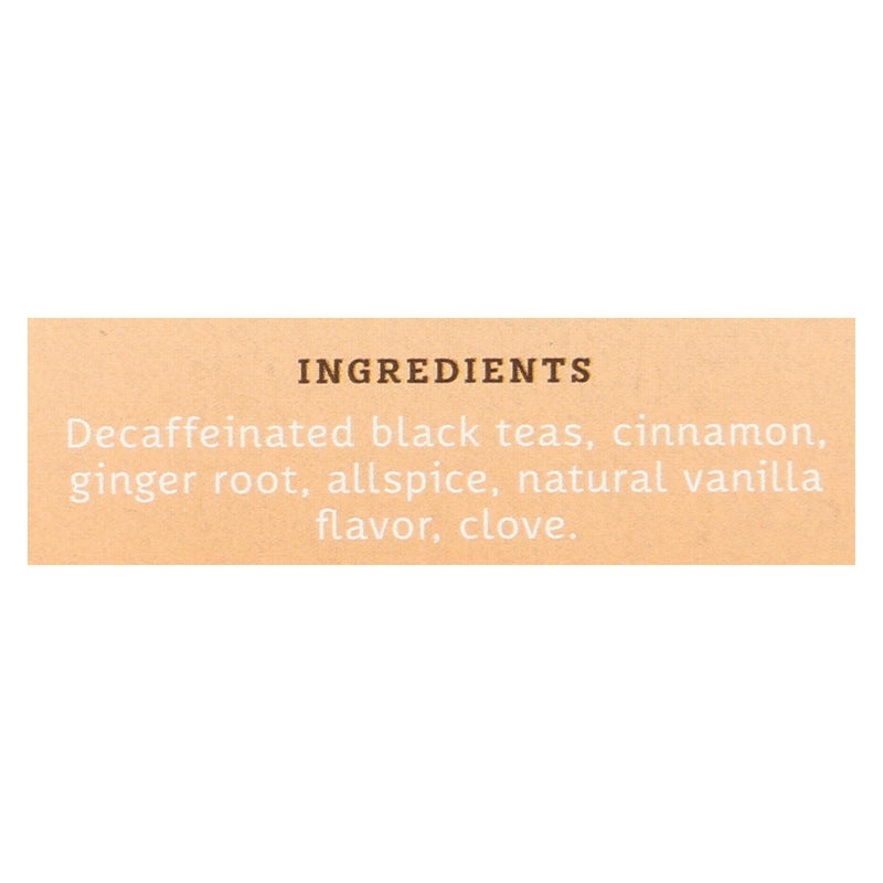 Stash Tea Vanilla Chai Decaf Tea - Case Of 6 - 18 Ct - Orca Market