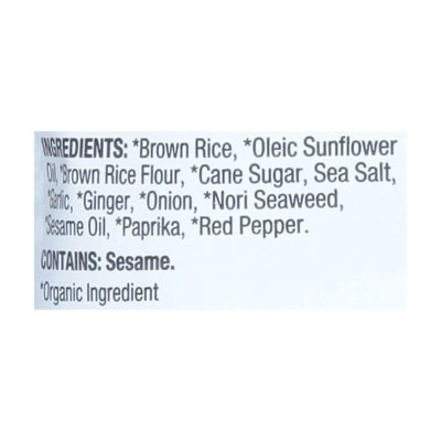 An image displaying Lundberg Family Farms - Rice Ck Mini Ginger Swd - Case Of 6-5 Ounce by Lundberg Family Farms