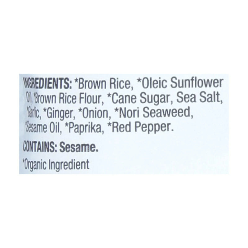 An image displaying Lundberg Family Farms - Rice Ck Mini Ginger Swd - Case Of 6-5 Ounce by Lundberg Family Farms