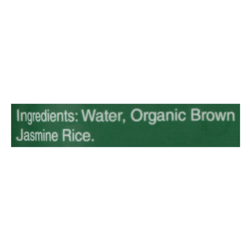 Lotus Foods - Rice Brown Jasmine Pouch - Case Of 6-8 Oz - Orca Market