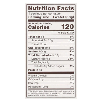 An image displaying Rip Vanilla Wafels - Wafel Dtch Caramel Vanilla 4pk - Case Of 12-4.64 Ounce by Rip Van Wafels