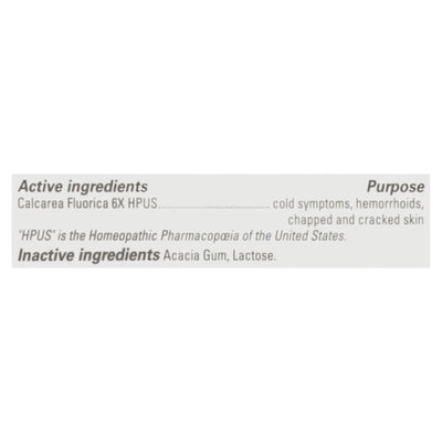 An image displaying Hyland's - Calc Flour 6x Cell Salt - 1 Each-100 Tab by Hyland's