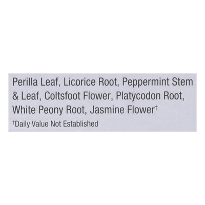 Bravo Teas And Herbs - Tea - Lung Soother - 20 Bag - Orca Market