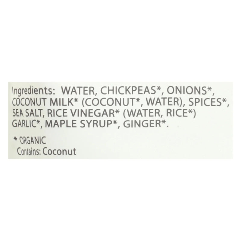 Bean Vivo - Chickpeas Coconut Curry - Case Of 6-10 Oz