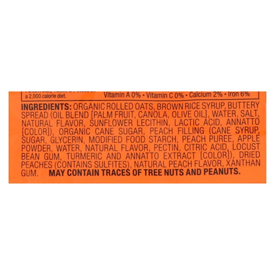 Bobo's Oat Bars - Bars - Peach - Case Of 12 - 3 Oz. - Orca Market