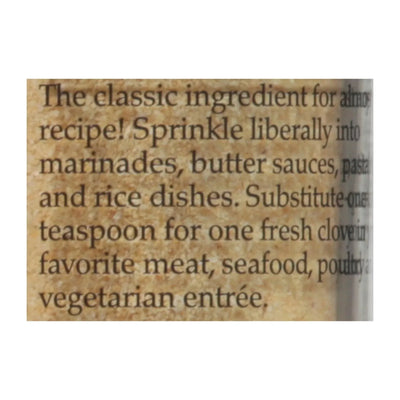 An image displaying Morton And Bassett - Seasoning - Garlic Powder - Case Of 3 - 2.6 Ounce by Morton & Bassett