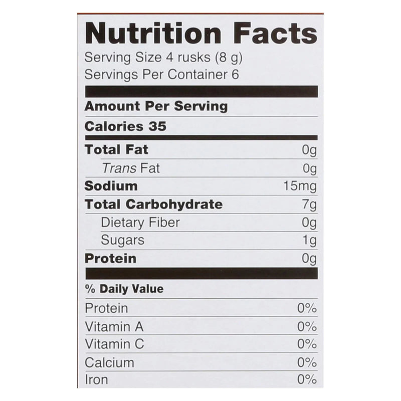 Baby Mum Mum Organic Baby Teeth Rice Rusk Organic Rick Snack With Sweet Potato And Carrot Flavor  - Case Of 6 - 1.76 Ounce