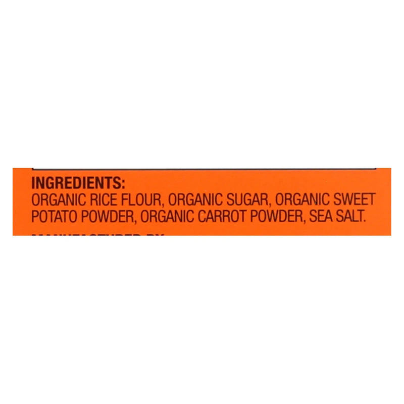 Baby Mum Mum Organic Baby Teeth Rice Rusk Organic Rick Snack With Sweet Potato And Carrot Flavor  - Case Of 6 - 1.76 Ounce
