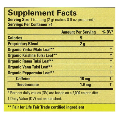 Ecoteas Holy Mate! Tea Bags  - Case Of 6 - 24 Bag