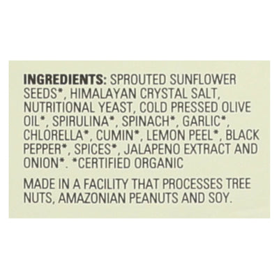 Living Intentions Organic Sprouted Seeds - Sunflower And Greens - Case Of 6 - 8 Ounce.