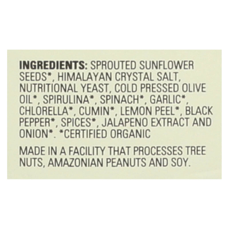 Living Intentions Organic Sprouted Seeds - Sunflower And Greens - Case Of 6 - 8 Ounce.