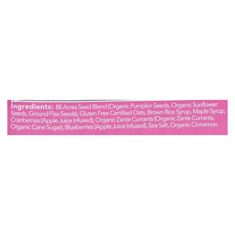 88 Acres - Bars - Triple Berry - Case Of 9 - 1.6 Ounce.