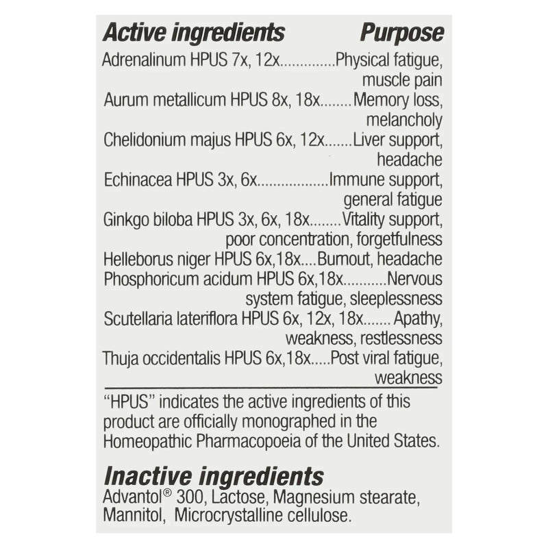 An image displaying Trp Company - Chronic Fatigue Therapy - 70 Tab by Trp Company
