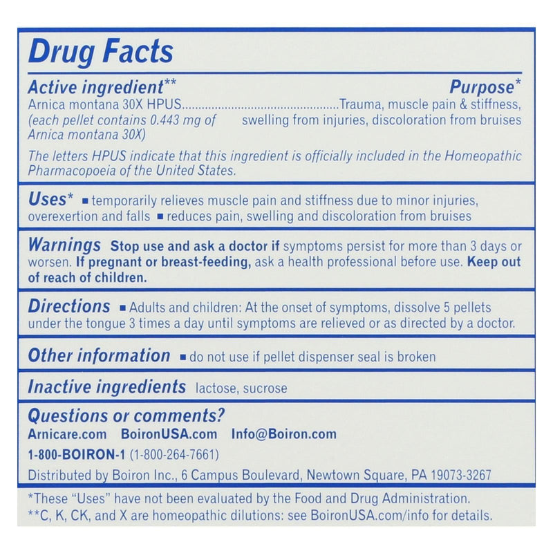 Boiron - Arnicare 30x Pain Relief Tube - 3 Count - Orca Market