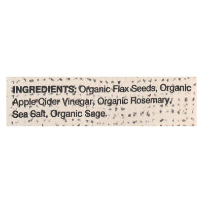 Doctor In The Kitchen - Organic Flax Seed Crackers - Rosemary - Case Of 6 - 5 Oz. - Orca Market