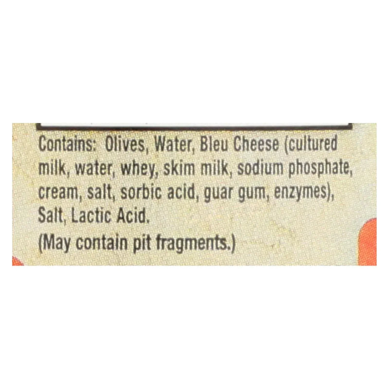 An image displaying Santa Barbara Stuffed Olives - Bleu Cheese - Case Of 6 - 5 Ounce. by Santa Barbara Olive Co.