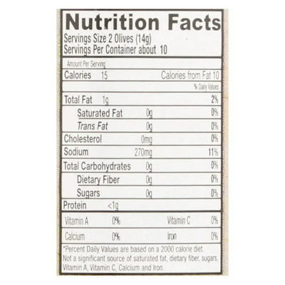 An image displaying Santa Barbara Stuffed Olives - Bleu Cheese - Case Of 6 - 5 Ounce. by Santa Barbara Olive Co.