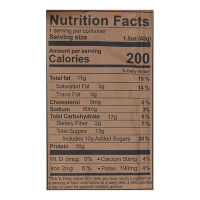 An image displaying Kize Concepts - Energy Bar Raw Cookie Dough - Case Of 10-1.5oz by Kize