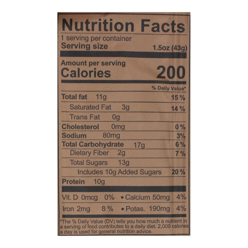 An image displaying Kize Concepts - Energy Bar Raw Cookie Dough - Case Of 10-1.5oz by Kize