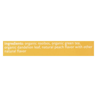 An image displaying Steep By Bigelow Organic Dandelion And Peach, Rooibos And Green Tea - Case Of 6 - 20 Bags by Steep By Bigelow