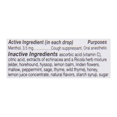 An image displaying Ricola - Cough Drop Ech Honey Lemon - Case Of 6-45 Count by Ricola