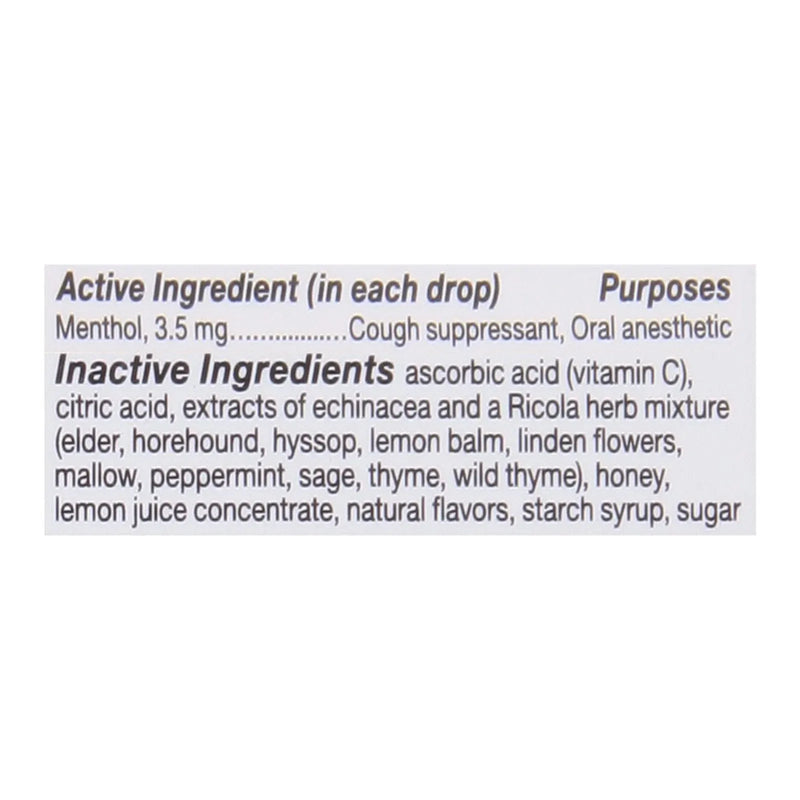 An image displaying Ricola - Cough Drop Ech Honey Lemon - Case Of 6-45 Count by Ricola