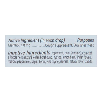 An image displaying Ricola - Cough Drop Sugar Free Swiss Herb - Case Of 8-19 Count by Ricola