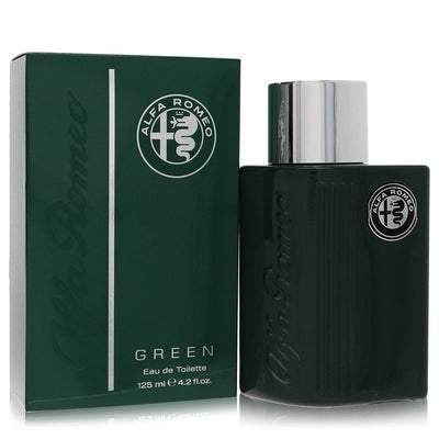 An image displaying Alfa Romeo Green by Alfa Romeo Eau De Toilette Spray 4.2 oz for Men by Alfa Romeo