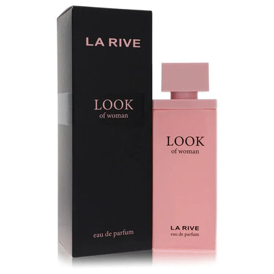 An image displaying La Rive Look Of Woman by La Rive Eau De Parfum Spray 2.5 oz for Women by La Rive