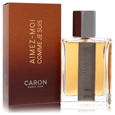 An image displaying Aimez Moi Comme Je Suis by Caron Eau De Toilette Spray 2.5 oz for Men by Caron