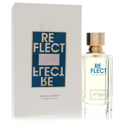 An image displaying Afnan Zimaya Reflect by Afnan Eau De Parfum Spray 3.4 oz for Men by Afnan