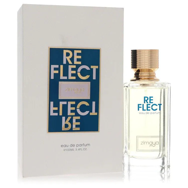 An image displaying Afnan Zimaya Reflect by Afnan Eau De Parfum Spray 3.4 oz for Men by Afnan