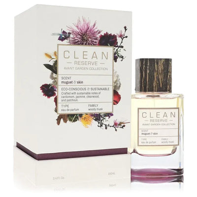 An image displaying Clean Reserve Muguet & Skin by Clean Eau De Parfum Spray 3.4 oz for Women by Clean