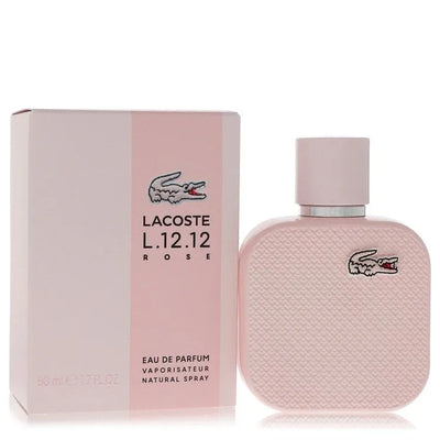 An image displaying Lacoste Eau De Lacoste L.12.12 Rose by Lacoste Eau De Parfum Spray 1.7 oz for Women by Lacoste
