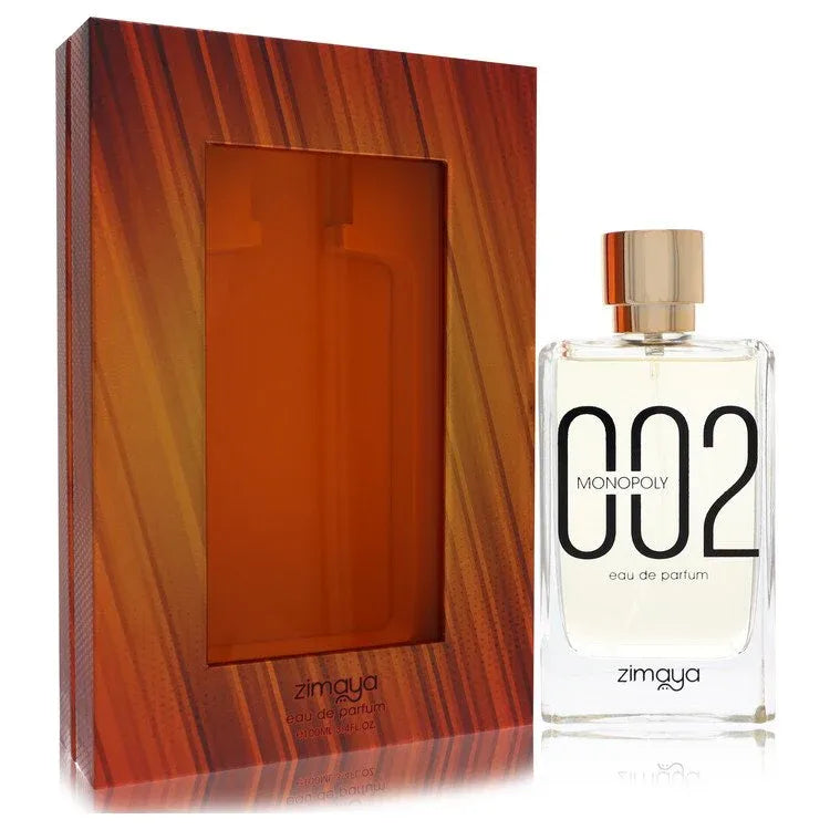 An image displaying Afnan Zimaya Monopoly 002 by Afnan Eau De Parfum Spray 3.4 oz for Men by Afnan