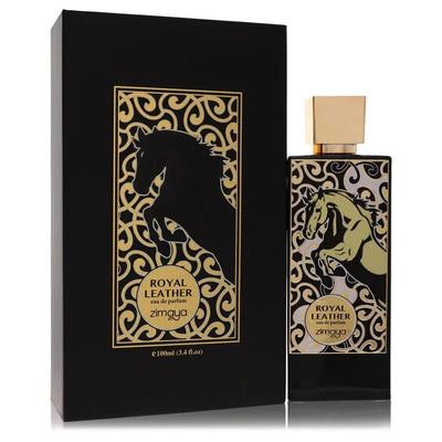 An image displaying Afnan Zimaya Royal Leather by Afnan Eau De Parfum Spray 3.4 oz for Men by Afnan