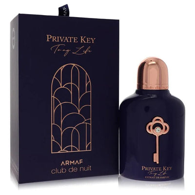 An image displaying Club De Nuit Private Key To My Life by Armaf Extrait De Parfum Spray 3.4 oz for Men by Armaf