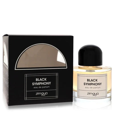 An image displaying Afnan Zimaya Black Symphony by Afnan Eau De Parfum Spray 3.4 oz for Men by Afnan