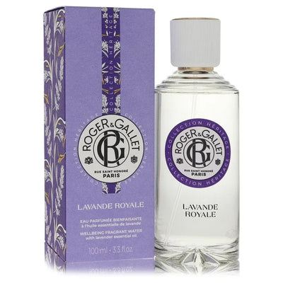 An image displaying Roger & Gallet Lavande Royale by Roger & Gallet Eau Fraiche Spray 3.3 oz for Women by Roger & Gallet