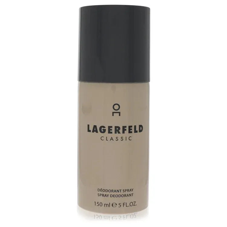 An image displaying Lagerfeld by Karl Lagerfeld Deodorant Spray 5 oz for Men by Karl Lagerfeld
