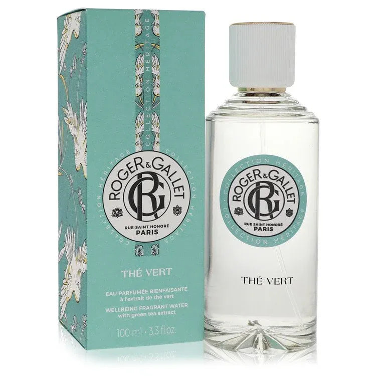 An image displaying Roger & Gallet Green Tea by Roger & Gallet The Vert Eau Fraiche Spray 3.3 oz for Women by Roger & Gallet