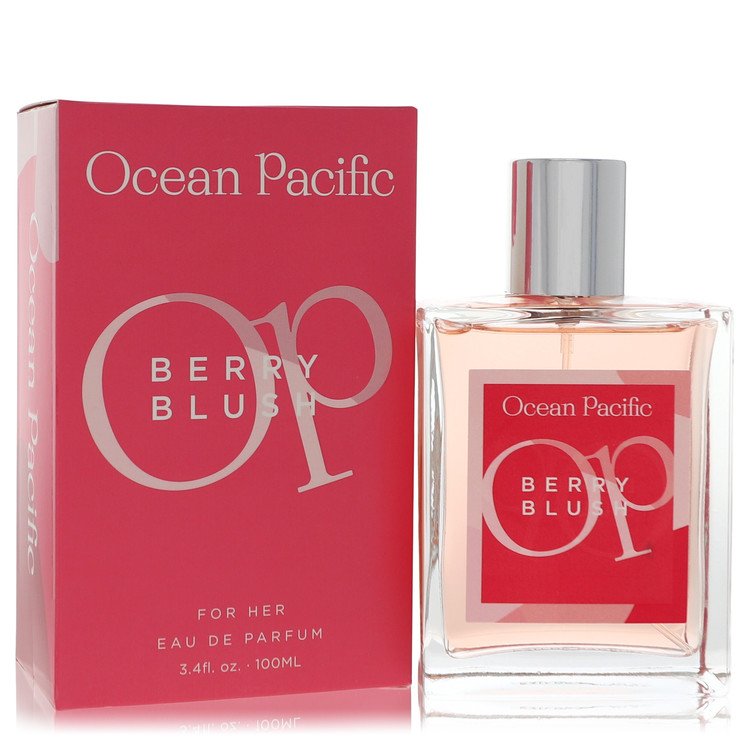An image displaying Ocean Pacific Berry Blush by Ocean Pacific Eau De Parfum Spray 3.4 oz for Women by Ocean Pacific
