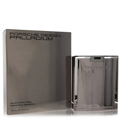 An image displaying Porsche Design Palladium by Porsche Eau De Parfum Spray 3.4 oz for Men by Porsche